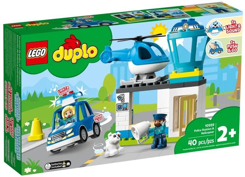 

Lego Duplo Policja Posterunek Samochód Helikopter