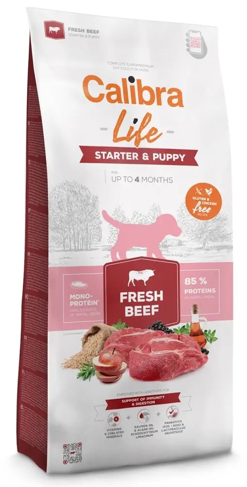 Calibra Life Fresh Beef Starter & Puppy 12kg
