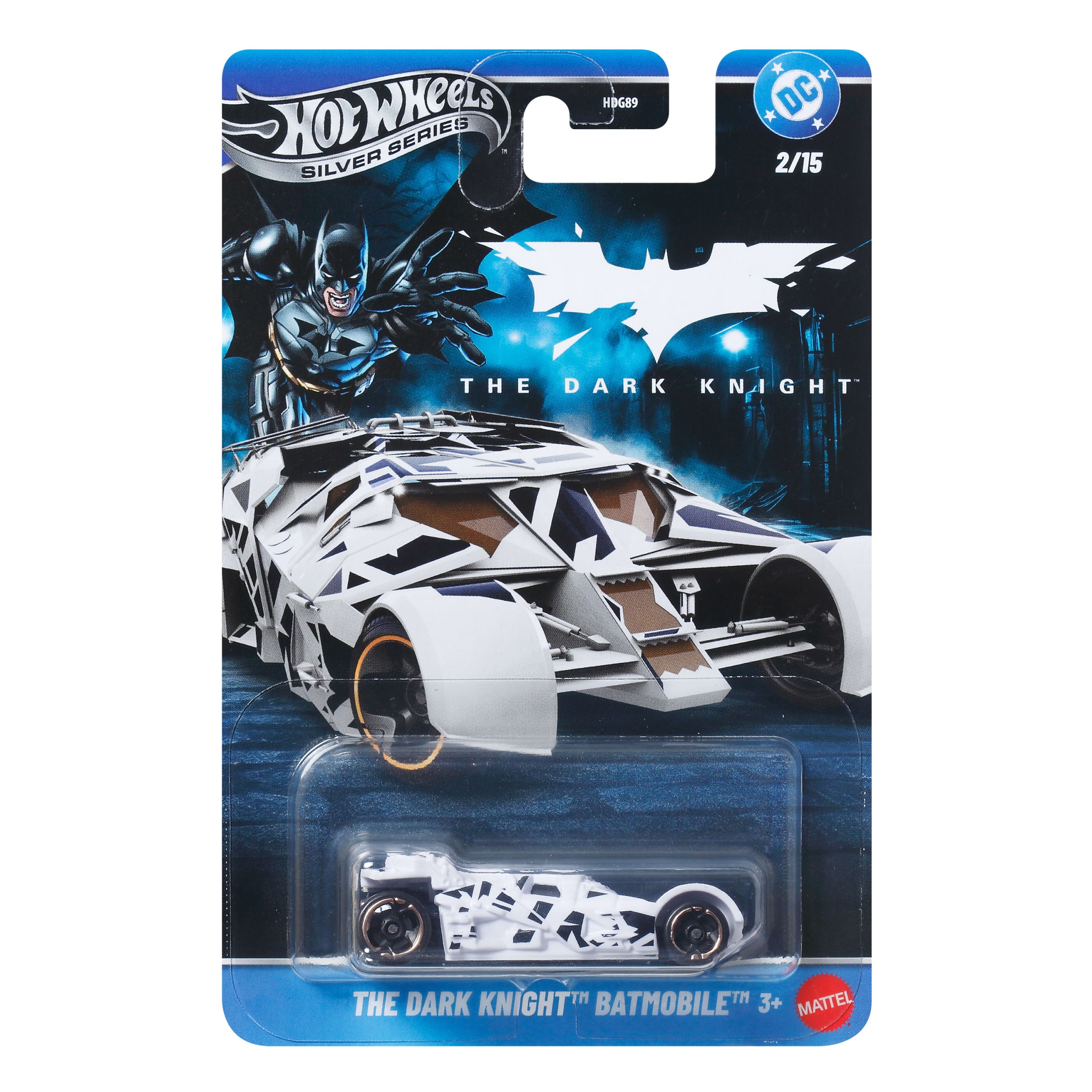 Hot Wheels Silver Series Batman The Dark Knight Batmobile 2/15