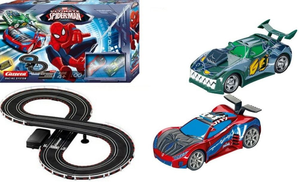 

Tor Wyścigowy samochodowy Spiderman 2,4m 2 Piloty