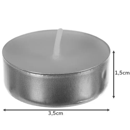 TEALIGHTY BEZZAPACHOWE PODGRZEWACZE ŚWIECZKI ŚWIECE TEALIGHT KOMUNIA 100SZT Liczba knotów 1 szt.