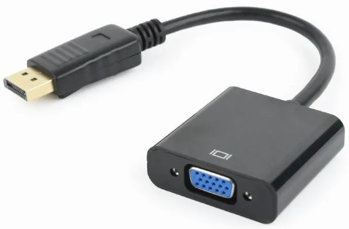 Adapter Gembird A-DPM-VGAF-02 czarny DisplayPort-VGA