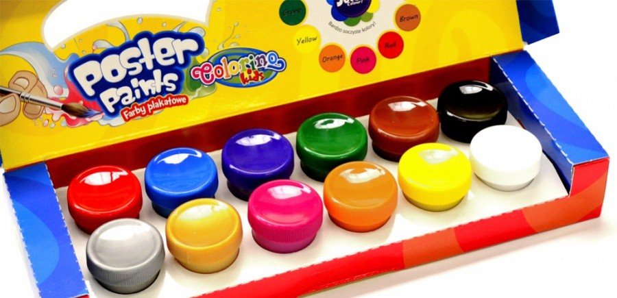 Farby plakatowe Colorino 12 szt. x 20 ml Kod producenta 13239PTR