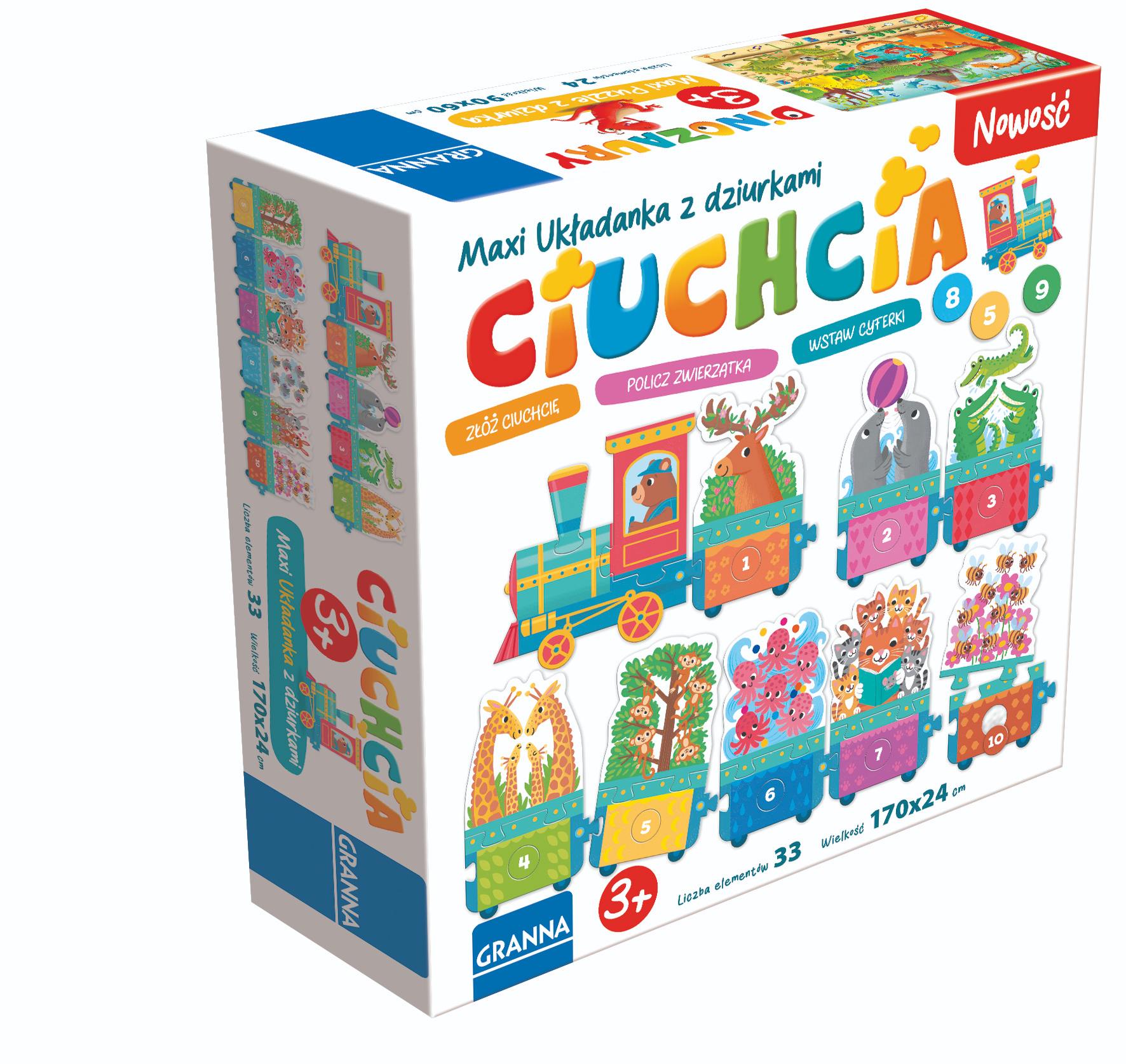 GRA UKŁADANKA MAXI CIUCHCIA 4434