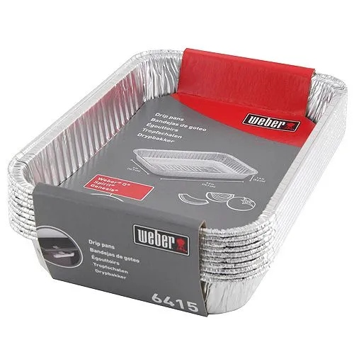 Tacka grillowa aluminium Weber prostokątny 21,84 x 15,24 cm model 6415 Producent Weber