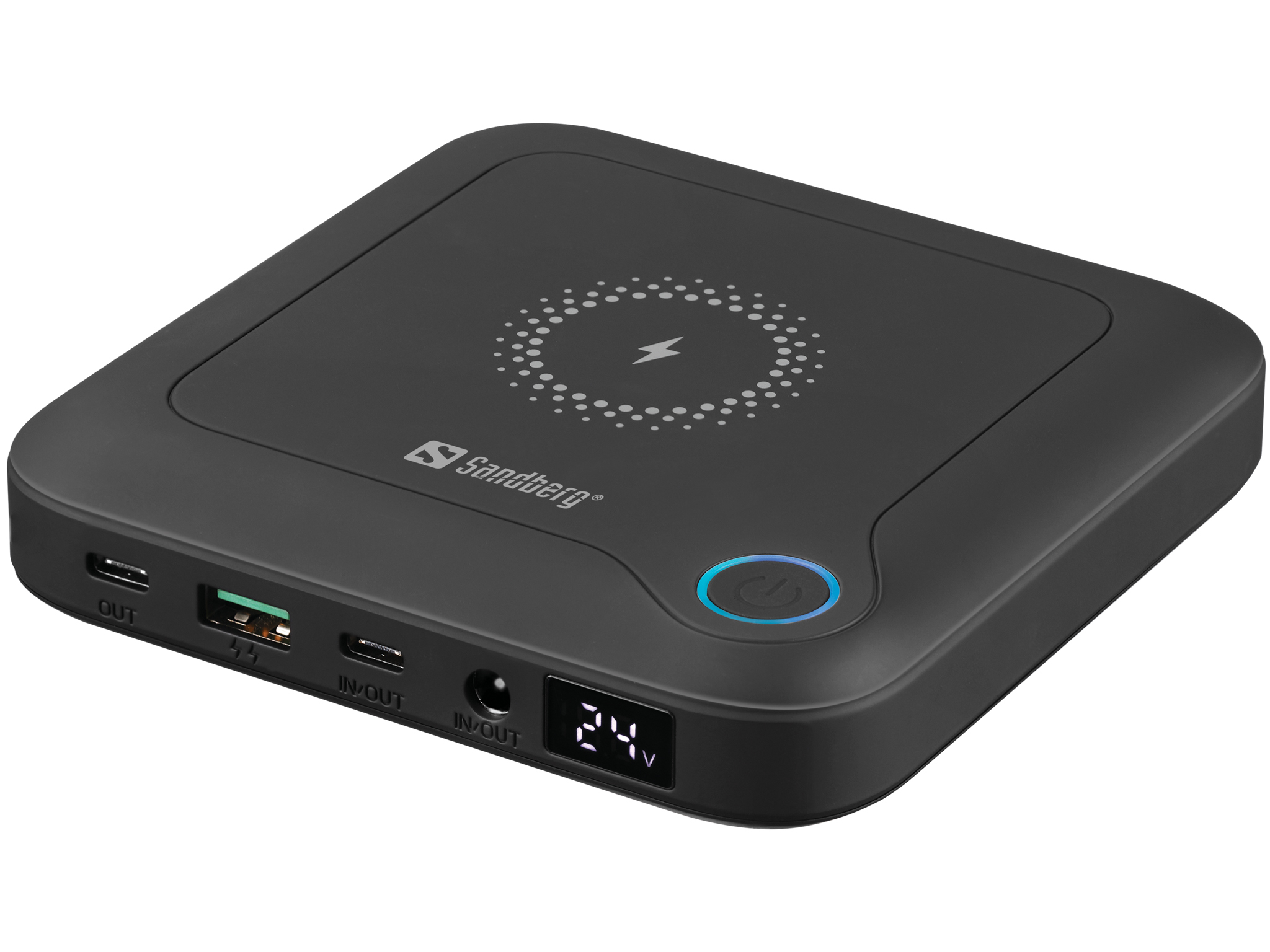 Powerbanka Sandberg 24000 mAh čierna
