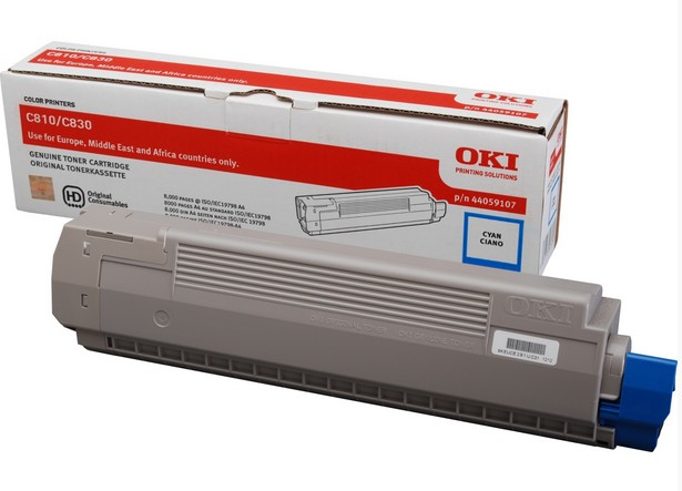 Toner Oki 44059107 modrý (cyan)