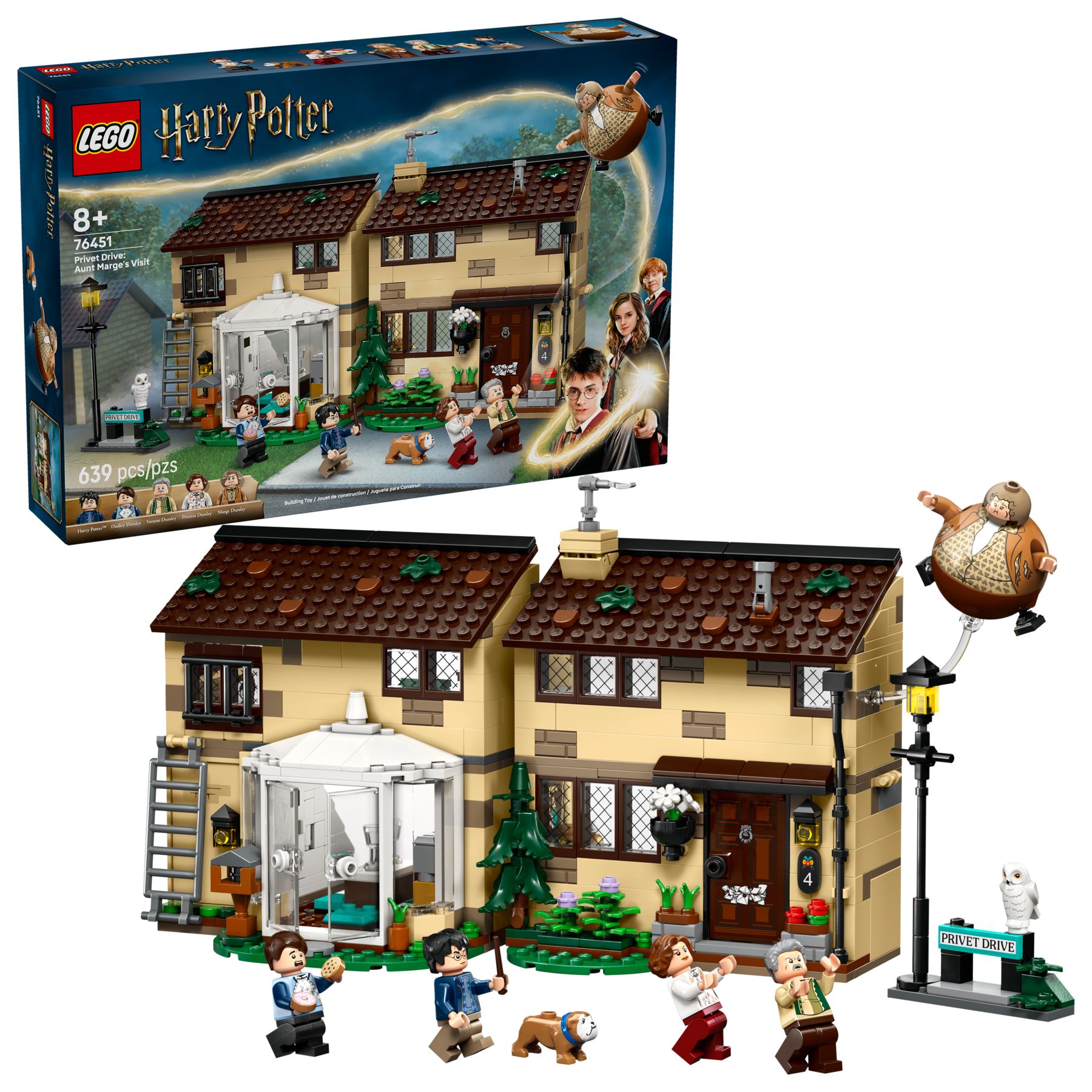 Lego 75968 Harry Potter Zobí ulice 4 Dům Dursleyů Harry Ron Figurky