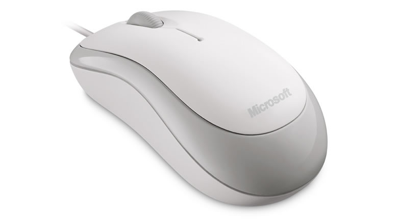 Myš drátová Microsoft Basic Optical Mouse Bílá