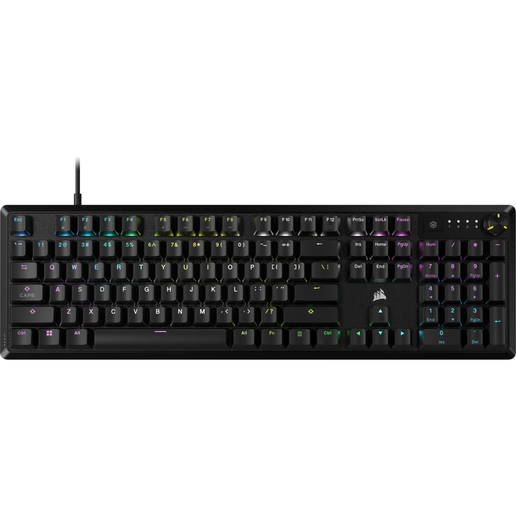 CORSAIR K70 CORE RGB Mechanical Black, Backlit RGB LED, MLX Red linear switches — 4