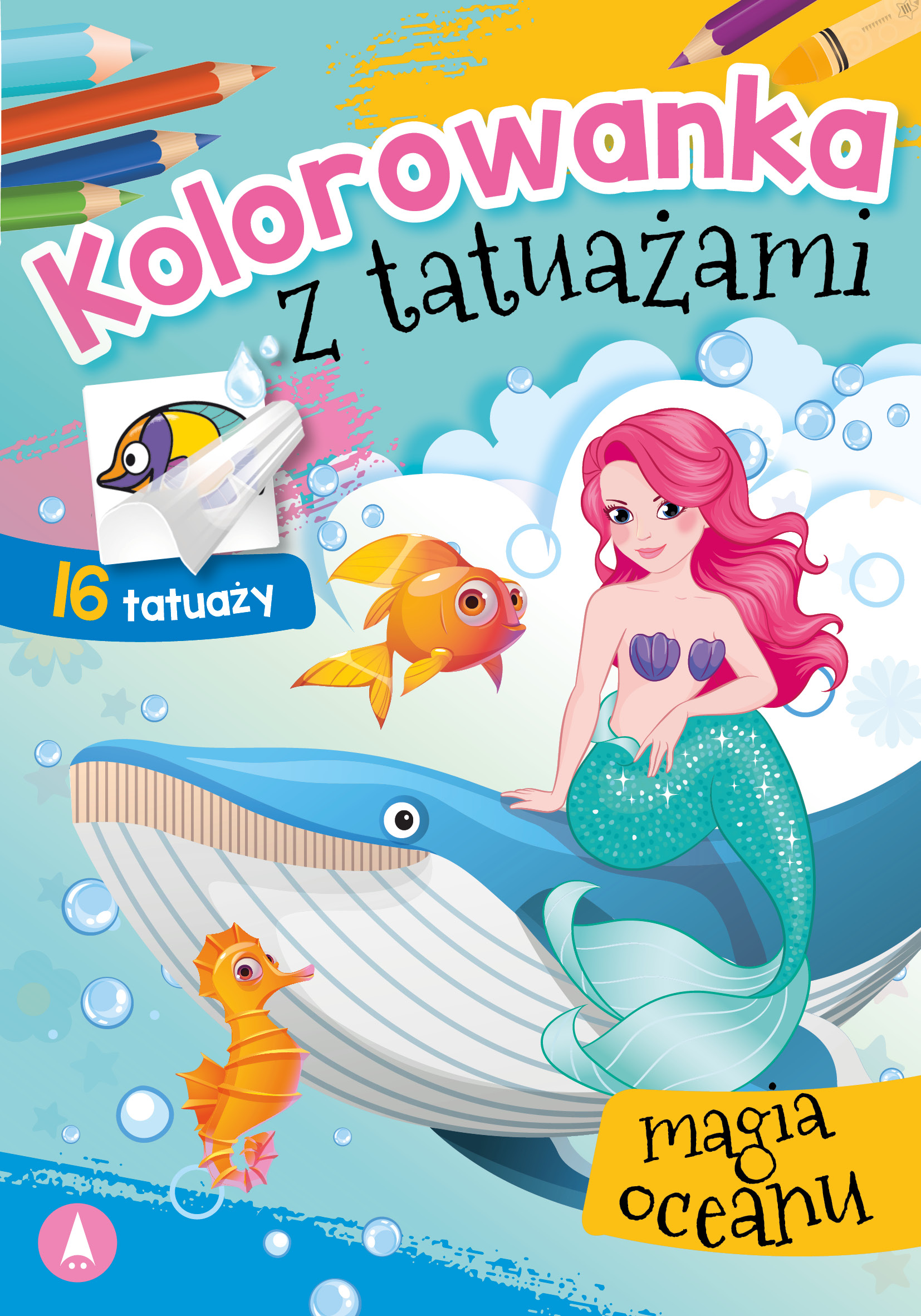

Kolorowanka z tatuażami. Magia oceanu Skrzat