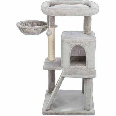 Levně Junior Pepito, stojící škrabadlo, pro kočky, šedé, 98 cm