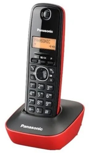 Domácí telefon Panasonic KX-TG1611FXR červený