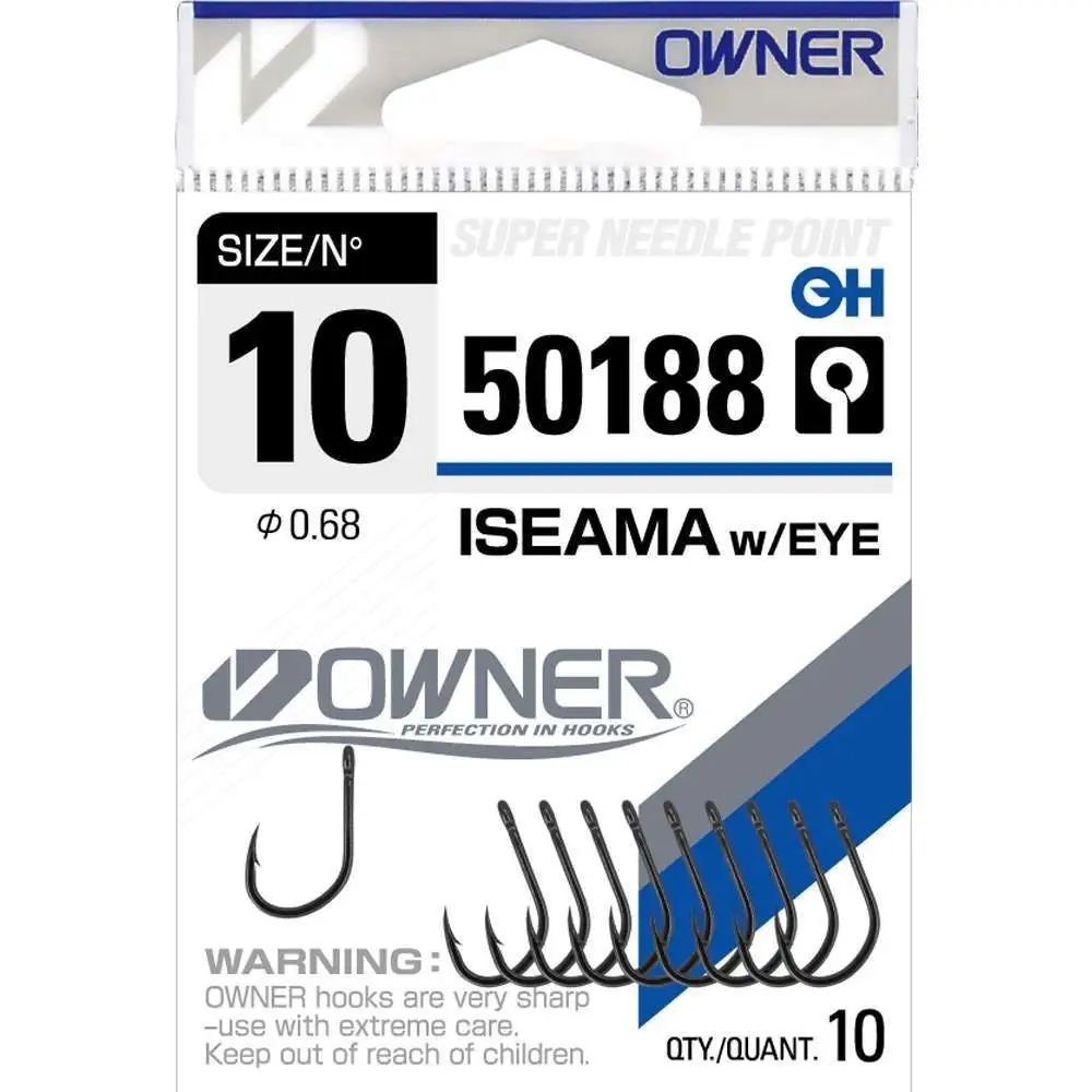 Owner haczyki 50188 Iseama z oczkiem Nr 14