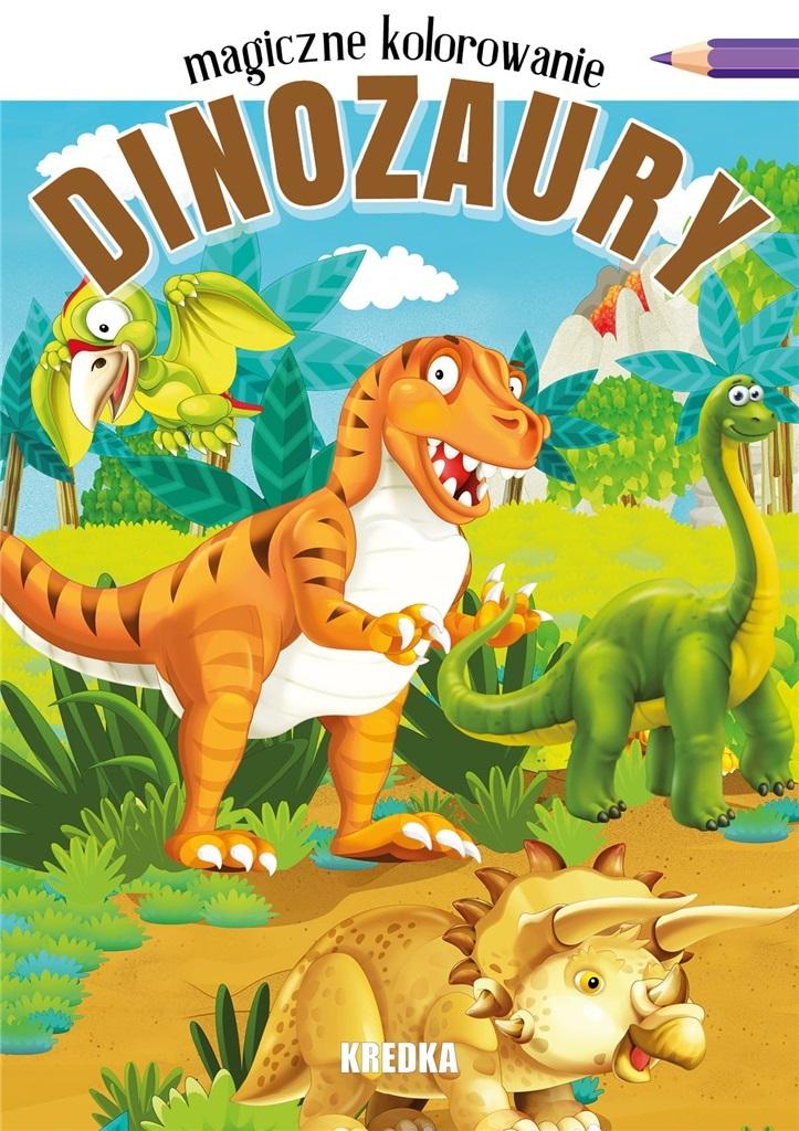 

Magiczne kolorowanie. Dinozaury Kredka