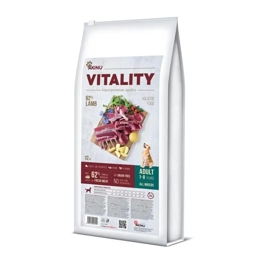Levně Akinu Vitality dog adult hypoallergic lamb 12 kg