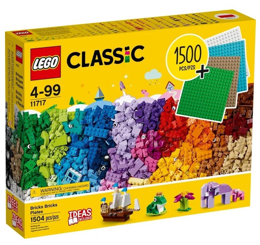 Oryginalne Lego Classic 11717 Klocki, klocki, płytki 1504 elementy Nowe