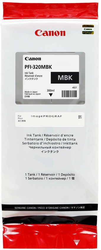 Originálny atrament PFI-320MBK 2889C001 MatteBlack Canon iPF Tm 200 205 300 305