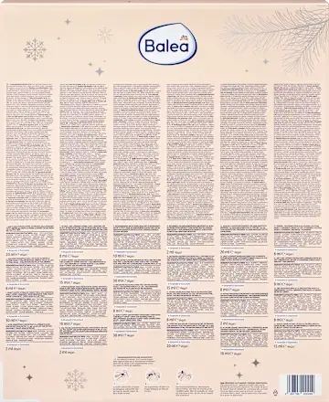 Адвент-календарь Balea 2026 для лица, 24 средства: маски, кремы и аксессуары — фото 3