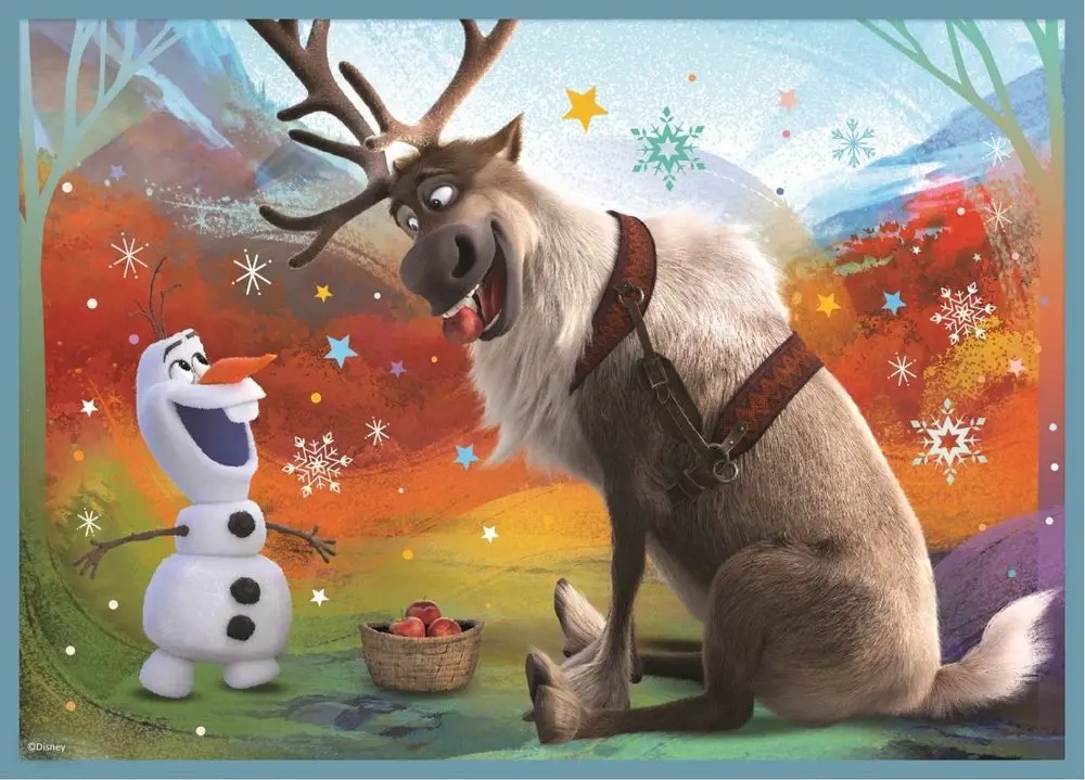 PUZZLE 4W1 NIEZWYKŁY ŚWIAT FROZEN 2 34381