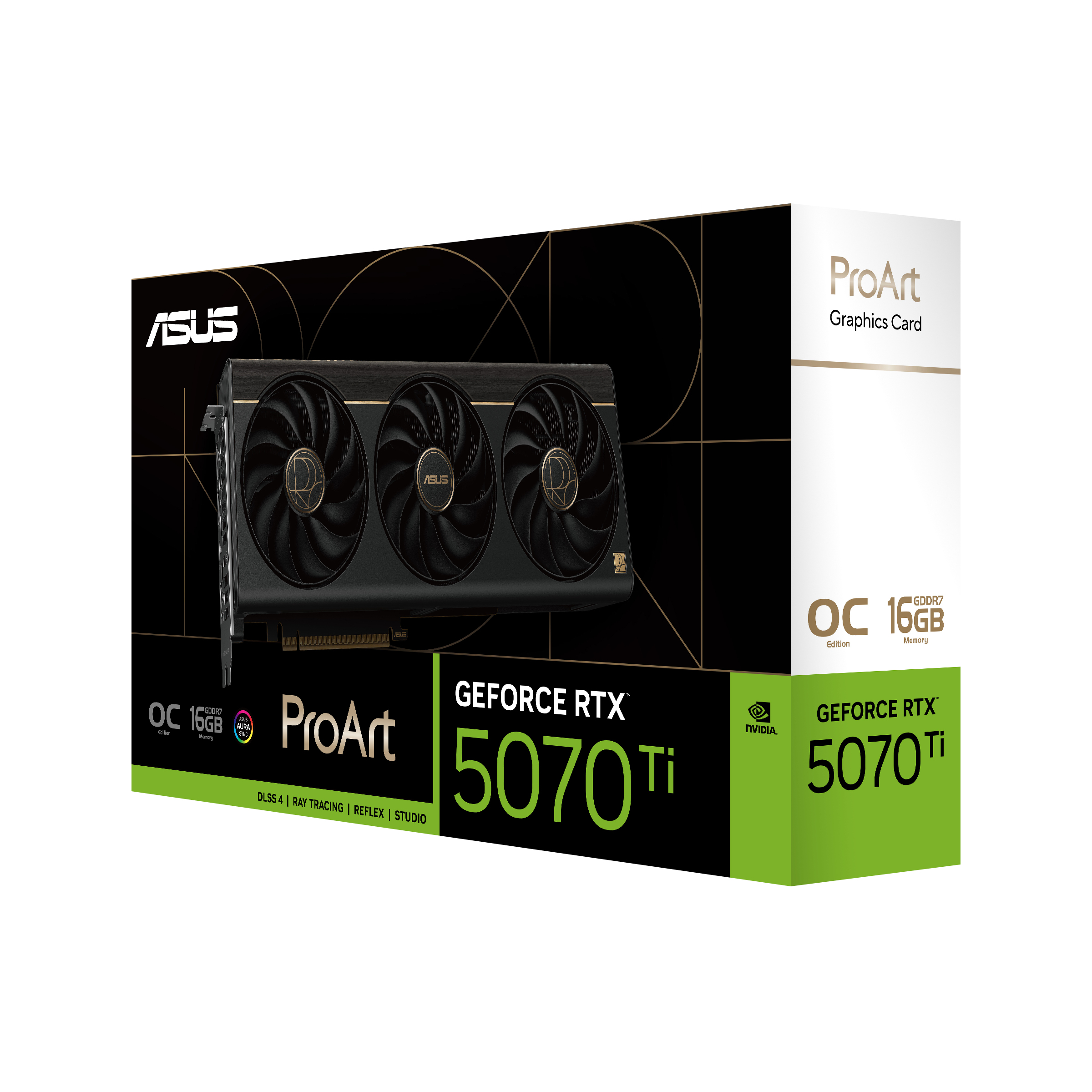 Karta Asus Proart Rtx 5070 Ti 16 Gb GDDR7 Dlss 4 (ProArt -RTX5070TI-O16G)