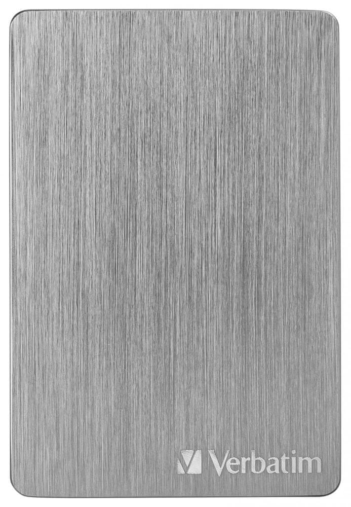 Dysk zewnętrzny Hdd Verbatim Store 'n' Go Alu 1TB Slim 2.5" (6,35cm) szary