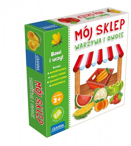 GRA MÓJ SKLEP WARZYWA I OWOCE PRACE ZBIOROWE