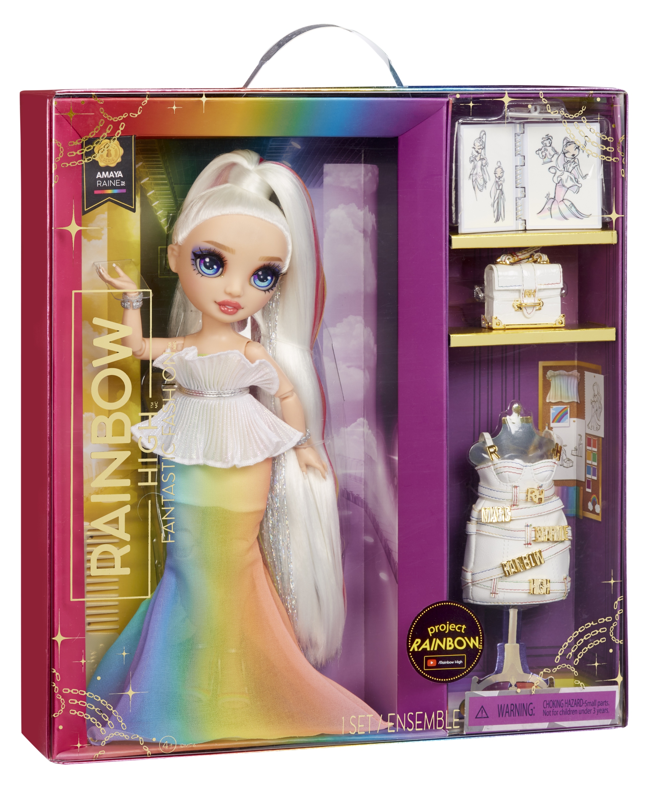 Lalka Mga Rainbow High Fantastic Fashion Amaya Raine