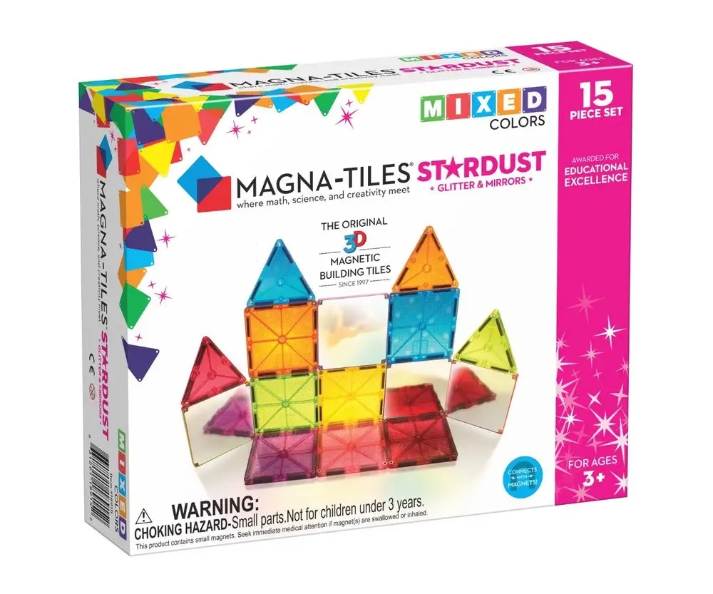 

Stardust Klocki Magnetyczne 15 el. Magna Tiles