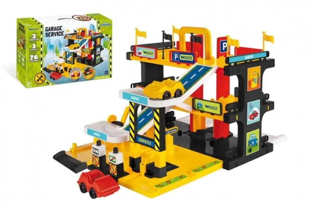 Wader 50460 Garaż Wader Serwis parking + autka Bohater brak