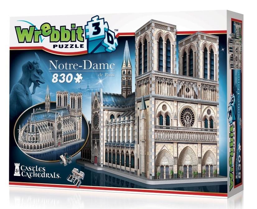 Puzzle 3D Wrebbit katedra Notre Dame de Paris Marka Tactic