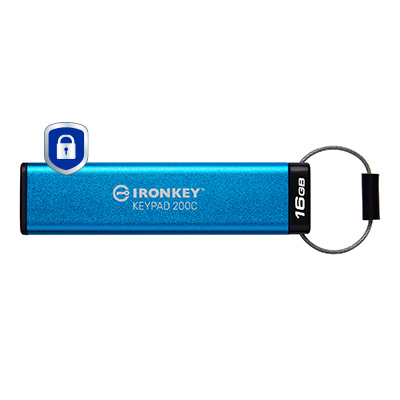 Kingston IronKey Keypad 200C 16GB Usb-c AES-256
