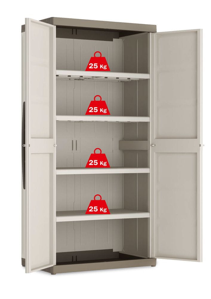 Szafa Keter Excellence XL High Cabinet 54x89x182 cm beżowa EAN (GTIN) 8013183022464