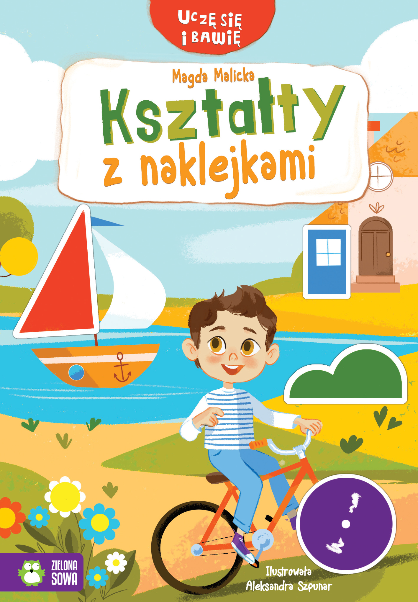 Kształty z naklejkami Magda Malicka