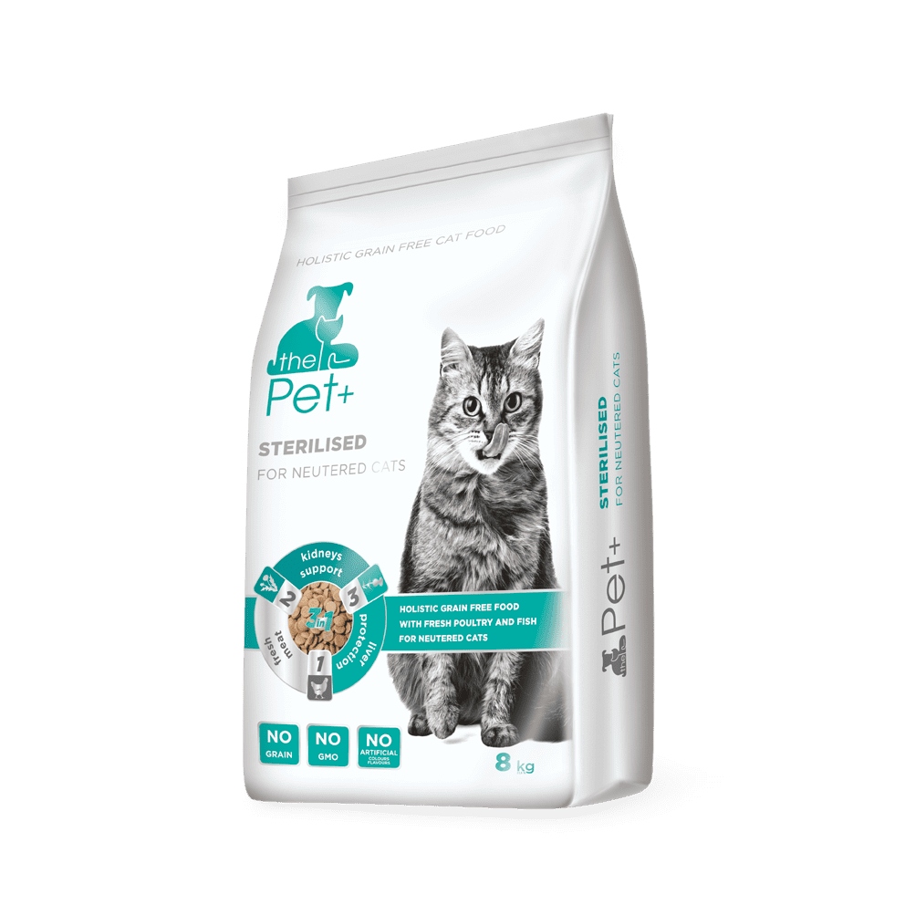 Levně thePet+ Sterilised kompletní krmivo pro kastrované kočky 8 kg