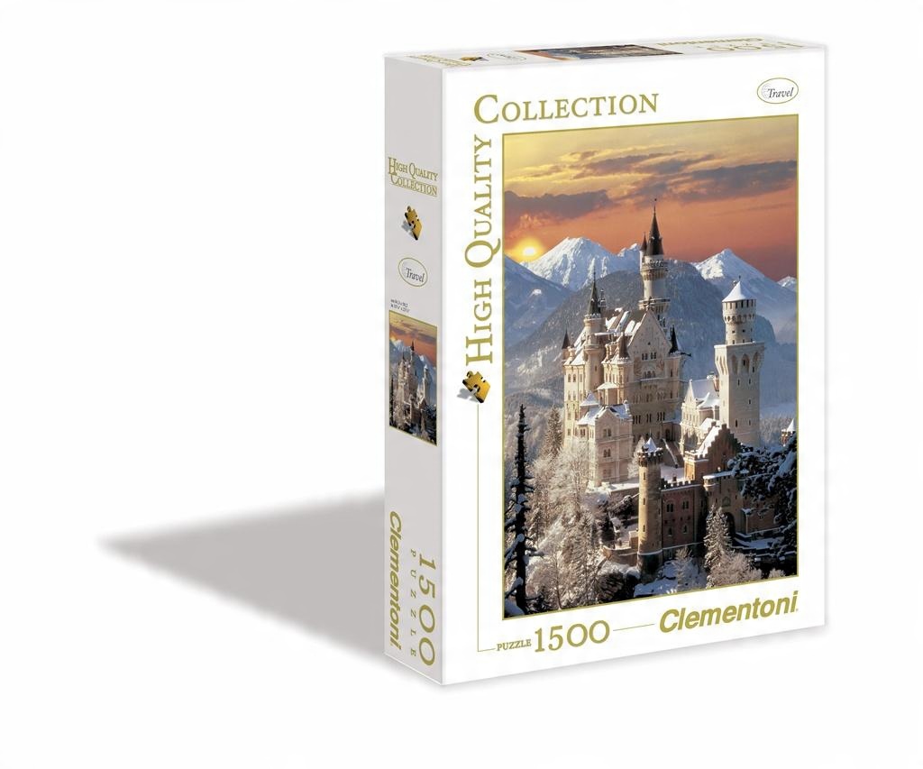 

Puzzle Clementoni Hq Zamek Neuschwanstein 1500 el