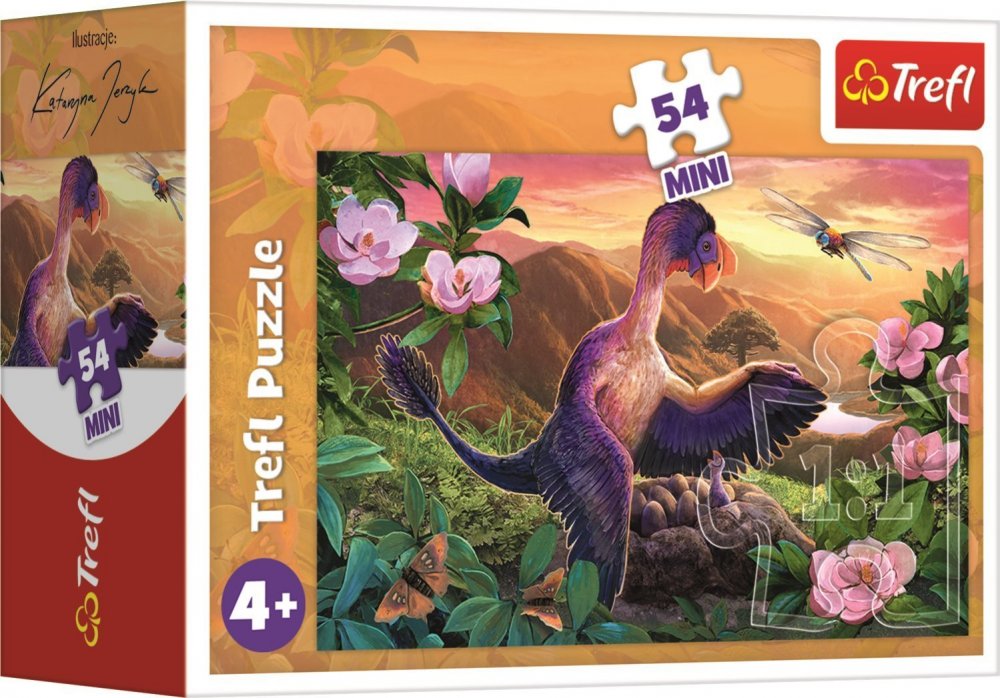 

Puzzle 54 Mini Niesamowite Dinozaury Trefl