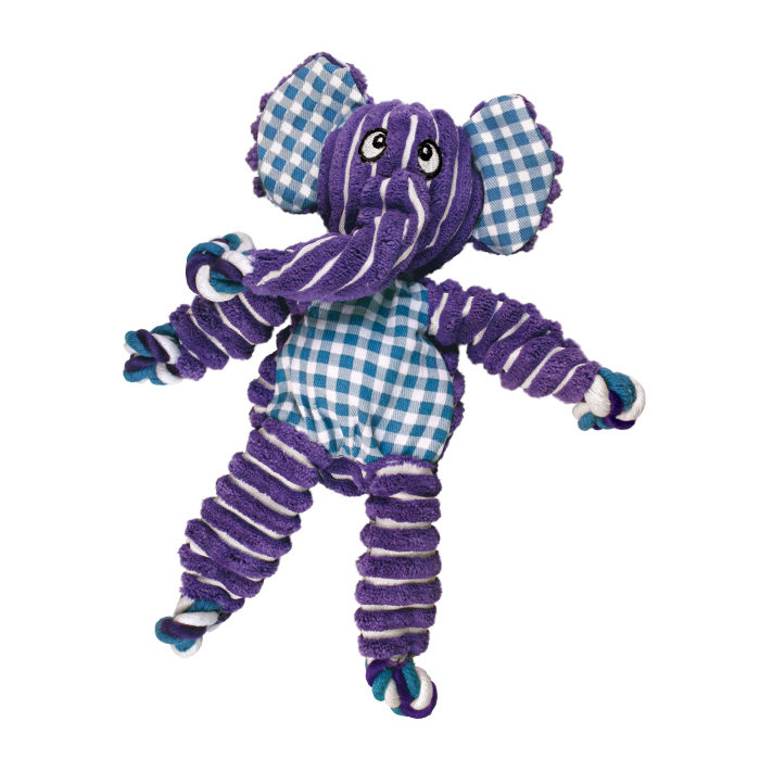 Levně Hračka pískací pro psy Kong Floppy Knots Slon M/L