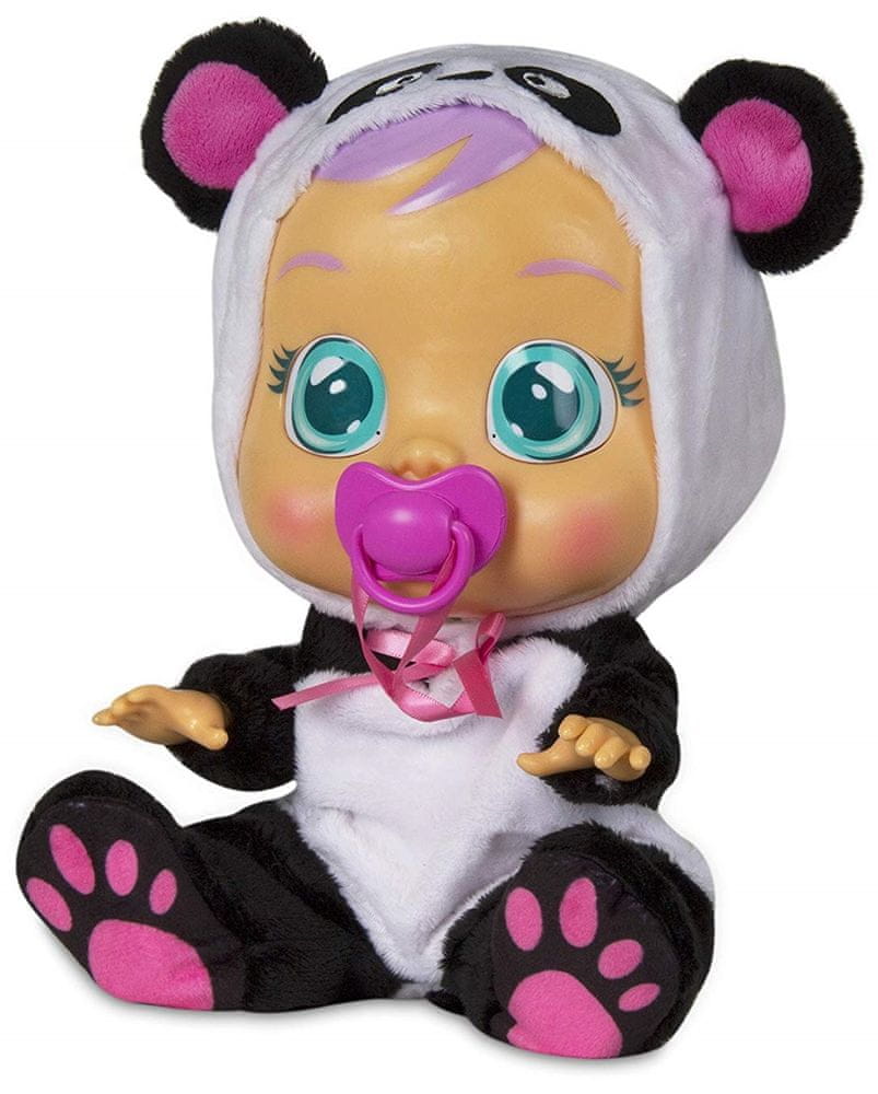 LALKA INTERAKTYWNA CRY BABIES PANDY MAGIC TEARS PŁACZĄCY BOBAS 33 cm Marka IMC Toys