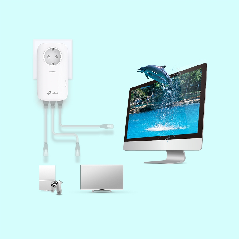 Sieťový vysielač TP-Link TL-PA8033P Kit