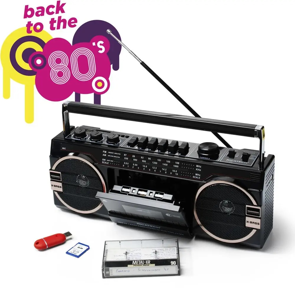 Rádio Ricatech PR1980 Ghettoblaster