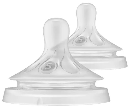 PHILIPS AVENT Smoczek Naturalny 2x Do Butelek Dla Niemowląt BPA Free 6m+ — miniatura 8