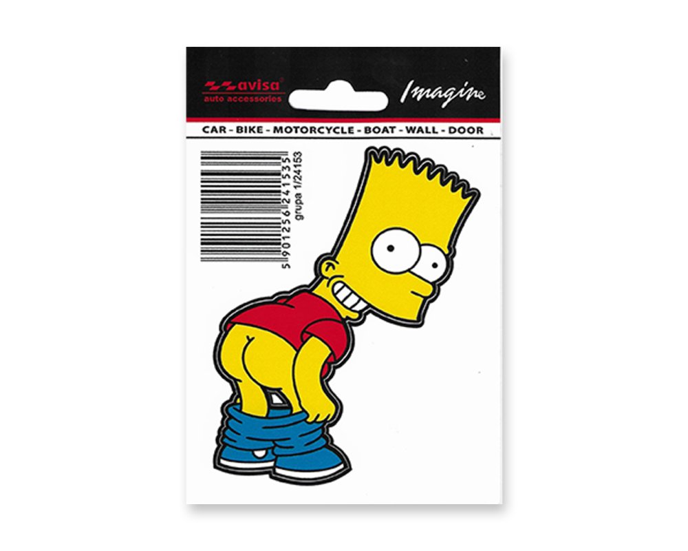 Naklejka Bart Simpson