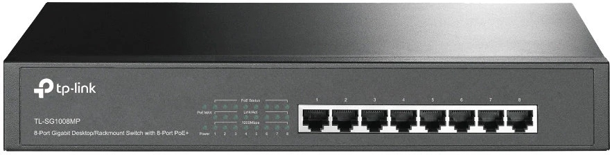 Switch TP-Link TL-SG1008MP 8 portów 1Gbit PoE+ 153W