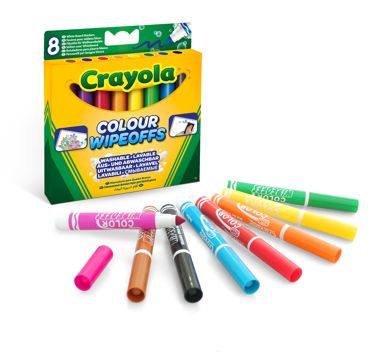 

Markery do białej tablicy 8 szt. Crayola Cr 8223
