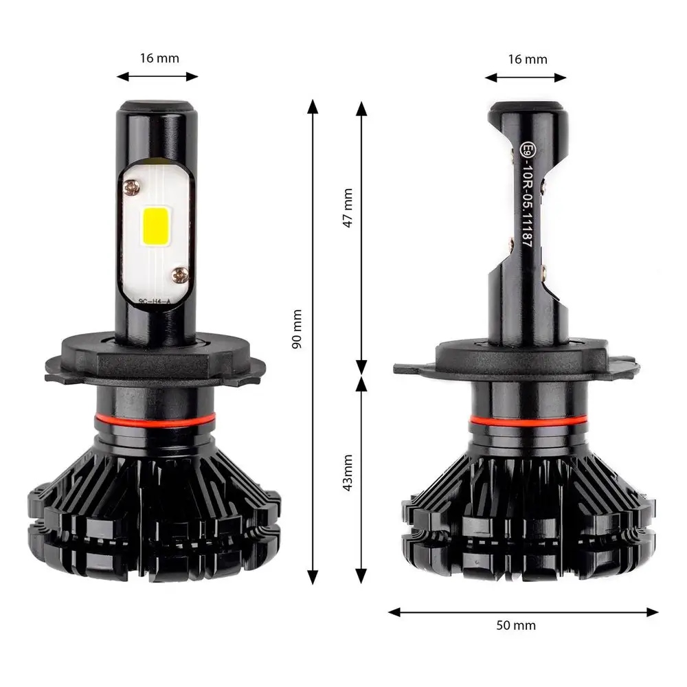 Żarówki samochodowe LED H4 30W Amio 01073 Producent Amio