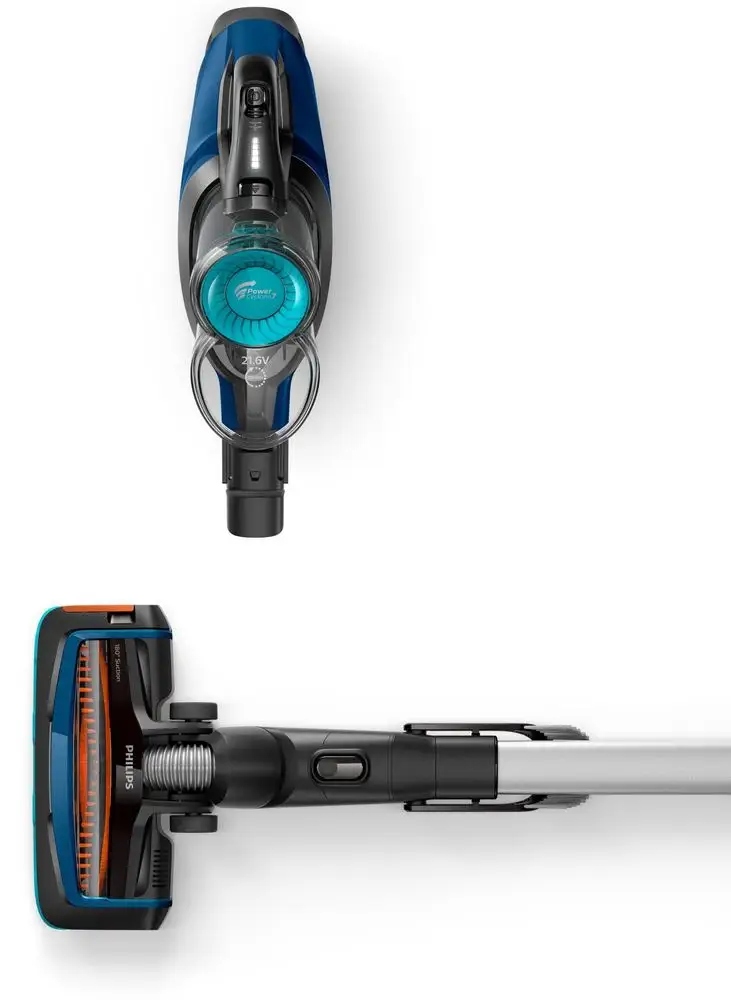 ODKURZACZ PIONOWY BEZPRZEWODOWY RĘCZNY MOPUJĄCY 3w1 PHILIPS AKUMULAT 50 MIN Praca na mokro tak