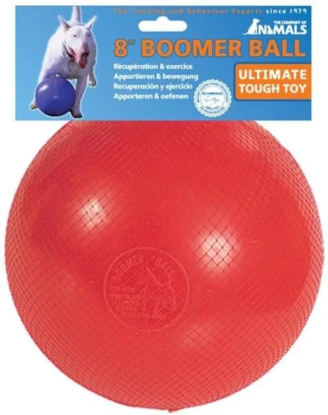 Levně Boomer Ball roz.XL „10“ 25 cm Červený