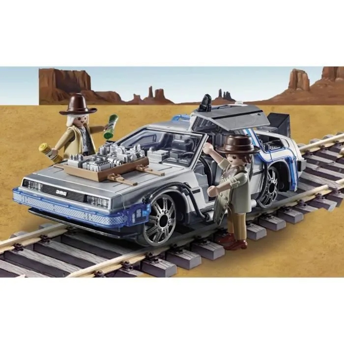 Адвент-календарь Playmobil Back to the Future III 70576, 6 фигурок и 2 животных, от 5 лет — фото 8