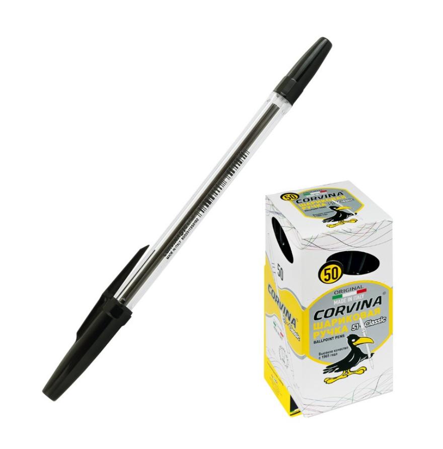 

Długopis tradycyjny Corvina 0,7mm czarny 50szt